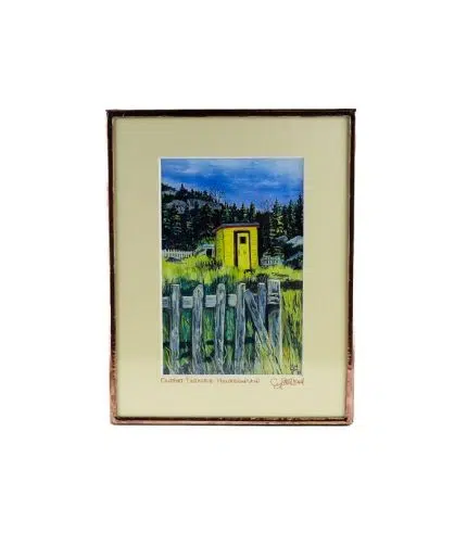 Outport Outhouse art print