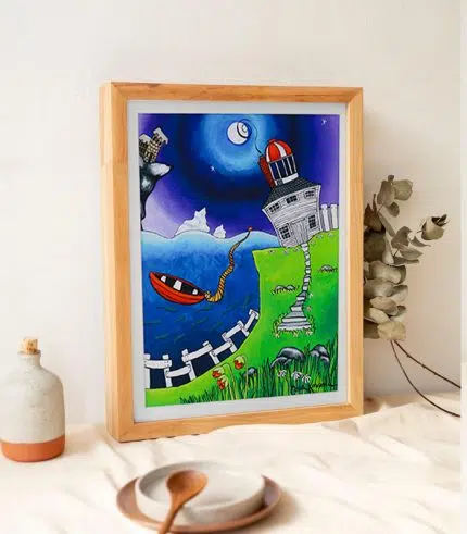 grumpy goat gallery matted art-cape spear 104687