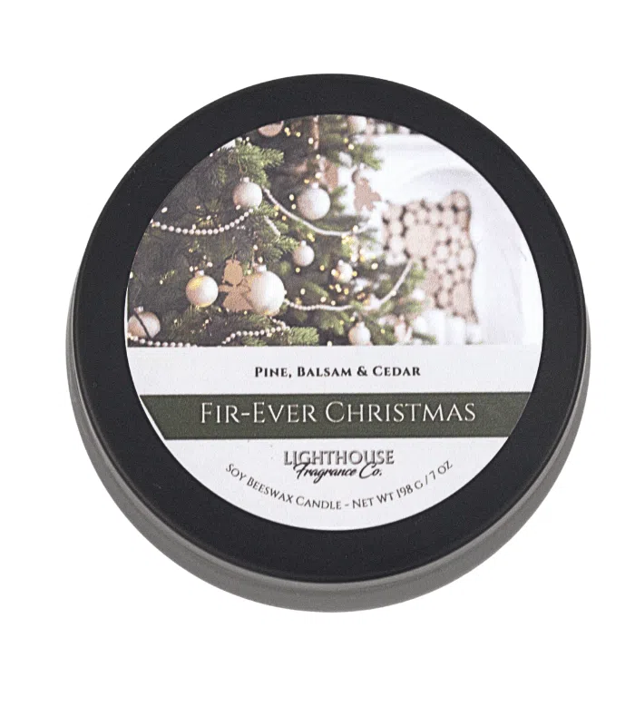 Fir-ever Christmas candle